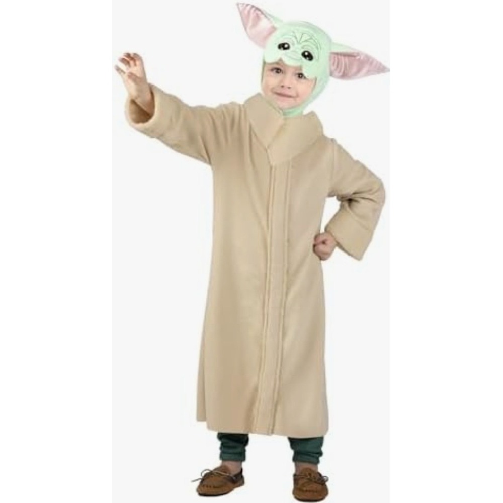 Star Wars Mandalorian Grogu Toddler Costume Robe Headpiece 3T 4T NEW